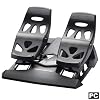 Thrustmaster TFRP Flight Rudder Pedals Realistic Flight Simulator Controls with Sliding Rail System for Smooth Precision - Compatible with PS5, Xbox Series X|S & PC