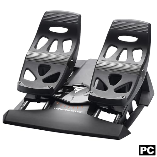 Thrustmaster TFRP Flight Rudder Pedals for PS5, Xbox Series X|S & PC – Realistic Flight Simulator Controls with Sliding Rail System for Smooth Precision by Thrustmaster - Image 2