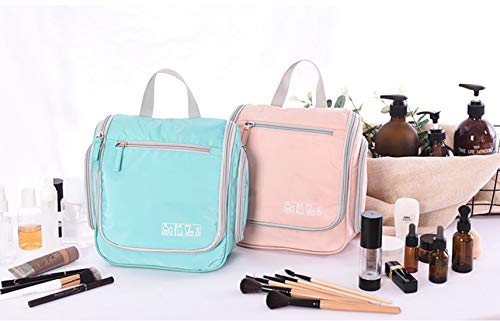 Image of House of Quirk Hanging Travel Toiletry Bag Cosmetic Makeup Bag Organizer for Women and Girls (Design 2 Grey)