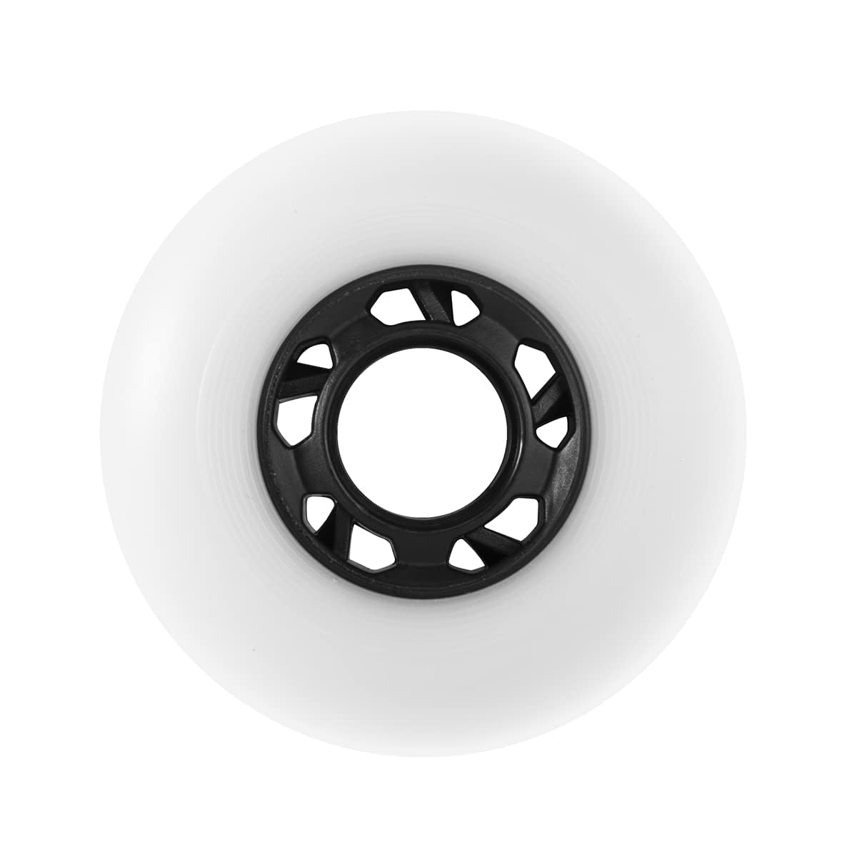 Confezione da 8 ruote di ricambio per pattini in linea da esterno, 90 A, freestyle, resistenti, 72 mm, 76 mm, 80 mm, per pattini a scelta (bianco, 76 mm)