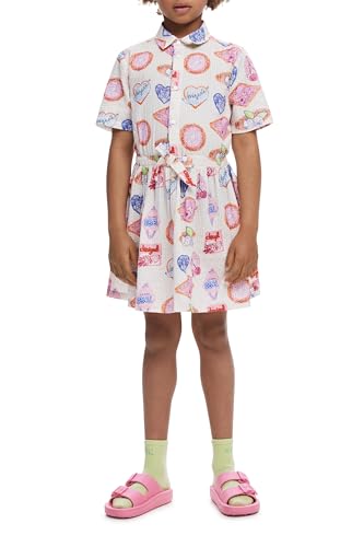 Desigual 25wgvwx0 Robe Fille au design artistique et finitions soignées