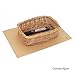 Rectangle small wicker baskets for sundries 3pcs storage bins.
