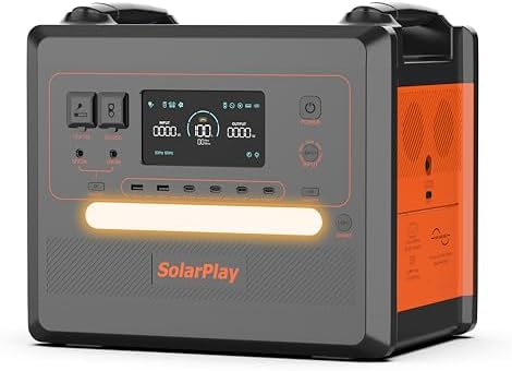 Solarplay Q2402M 2500W Solargenerator, Tragbare Stromversorgung 2...
