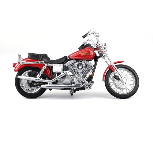 Maisto 1:18 Scale Harley Davidson Duos - 90s Series '93 Heritage Softail and '99 Dyna Low Rider Diecast Motorcycles