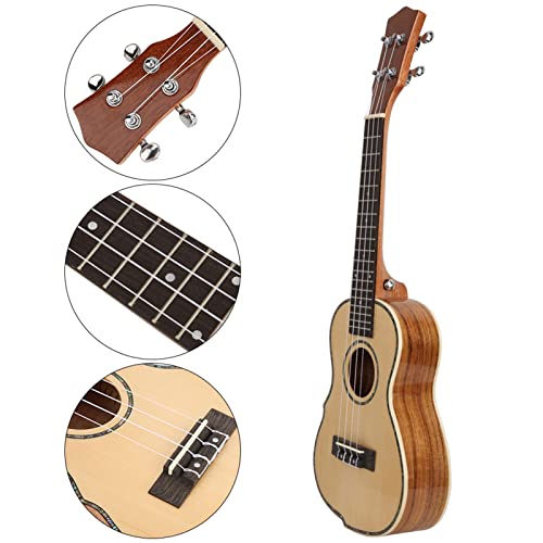 Violon musical 23in ukulélé planche d’épicéa couleur bois naturel avec cordes de queue d’épingle Instrument de musique… - Les Beatles, Paul McCartney, John Lennon, RIngo Starr, George Harrison Violon musical 23in ukulélé planche d'épicéa couleur bois naturel avec cordes de queue d'épingle Instrument de musique… – Image 7