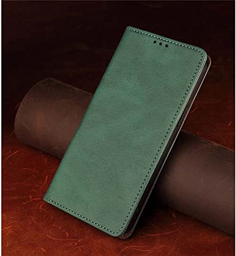 Étui iPhone 12 Pro Max KANUZ en cuir vert pour voyager léger avec vos cartes