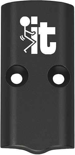 NDZ Performance Placa de cubierta óptica RMR para Springfield Hellcat & Hellcat Pro de 0.354in, aluminio andoizado grabado láser en negro, elige el