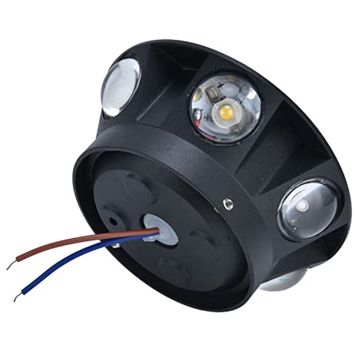 Lámpara de pared LED mini hongo interior moderna decorativa de aluminio 4