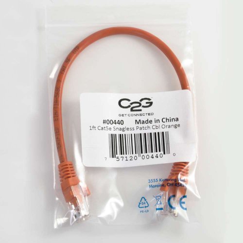 Image of C2G /Cables to Go 00482 Cat5e Snagless Unshielded (UTP) Network Patch Cable