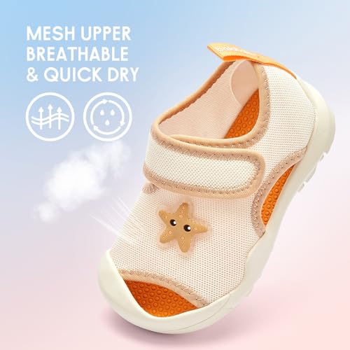 Balabala Sandals Toddler Boys Girls Walking Shoes Breathable Quick Dry Barefoot Shoes Non Slip Kids Sandals for Hiking Casual2