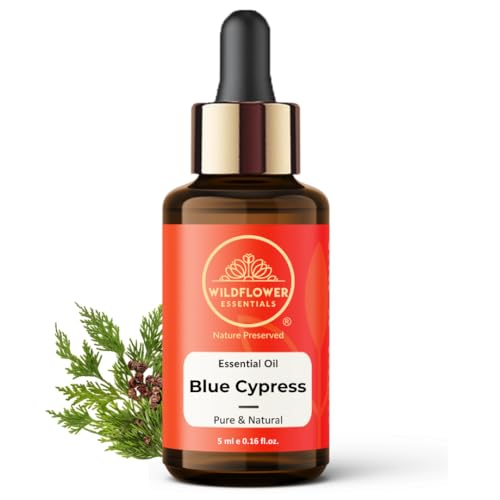 Image of Blue Cypress Essential Oil (Callitris intratropica) Pure | Non-Sticky | Lightweight | Steam Distilled | All Skin Type | Men & Women (5ml)