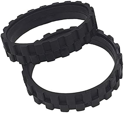 Tires for IROBOT ROOMBA Wheels Series 500, 600, 700, 800 and 900 (Pack of 2) Anti-Slip, Great Adhesion and Easy Assembly. Replacement for All roomba Models