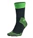 Nike Elite 2.0 Crew Skate Socks Seaweed Green Apple Green Pulse, Men's Large 8-12