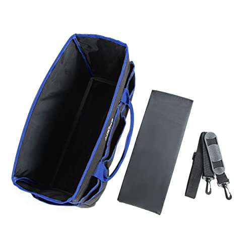 Large Multi-Functional Carrying Bag, 600D Nylon Artist Tote Bag With 16 Pockets Caddy For Art, Craft, Sewing, Make-Up Or School, Medical, Office Supplies Organizer, Blue #TOP7