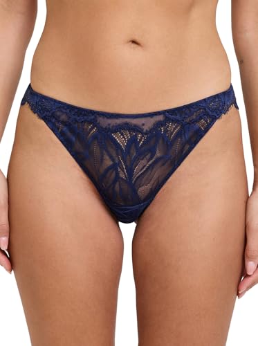 Photo de ROUGEGORGE LINGERIE - Tanga - Marine - HOUDA - Femme