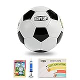 Soccer Balls Size 3 Present Packing Pump and Net Bag for Toddler, Kids, Boys and Girls Suitable for...
