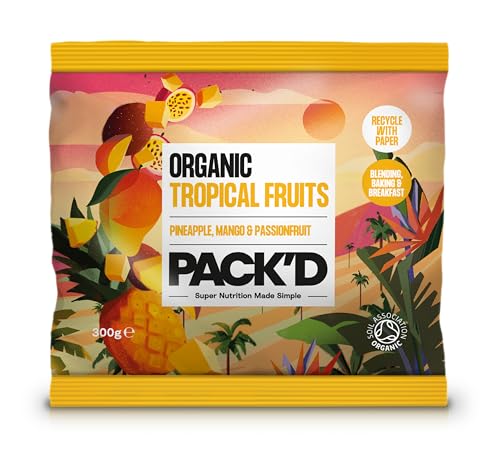PACKD Organic Tropical Fruits 300g (Frozen)