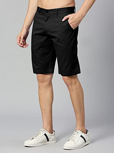 Image of Thomas Scott Men's | 100% Cotton | Solid | Above Knee | Button Closure | Chino | Casual Shorts for Men