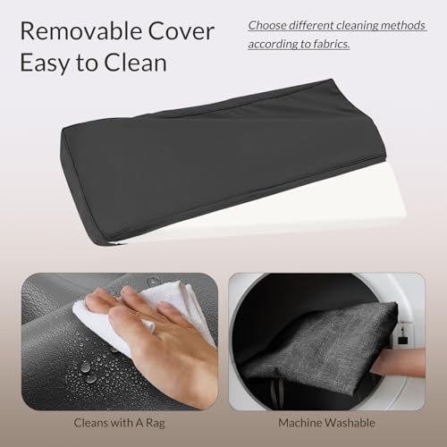 Coussin antidérapant de 5 cm imperméable pour banc de terrasse et jardin - 4