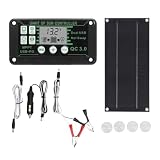 BlissfulAbode Kit pannello solare N68R 600W con regolatore di carica 100A per uso esterno RV