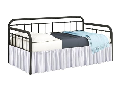Ruffled Daybed Skirt with Split Corners Twin Size - 18