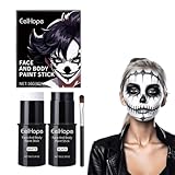 Ya en mundofriki.es: ​OIXYEY Kit de Maquillaje Halloween para Niños y Adultos, Ideal para Disfraces de Catrina, Zombi y Payaso, Fiestas Temáticas y Carnaval, 1 Unidad​