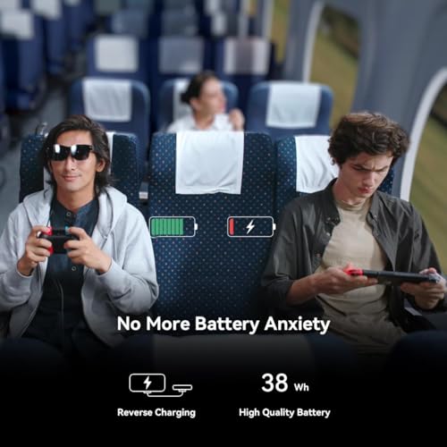 Image of RayNeo JoyDock for Switch(Direct) /Switch 2(Back Clip Needed) - with 5000 mAh 5V /3A Flash Rechargeable Extended Battery, Charge & Play, Compatible Air 4 /Air 3 / /Air 2 Series AR Glasses