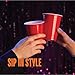 Red Cups - Party Cups - Disposable Plastic Cups [16 oz - 100 Pack] Fun & Durable Party Cups for Drinking & Playing - Bulk Case of 100 Cups, By Stack Man