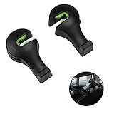 LivTee Car Back Seat Headrest Hook, 2-Pack Car Seat Accessory for Coats Umbrellas...