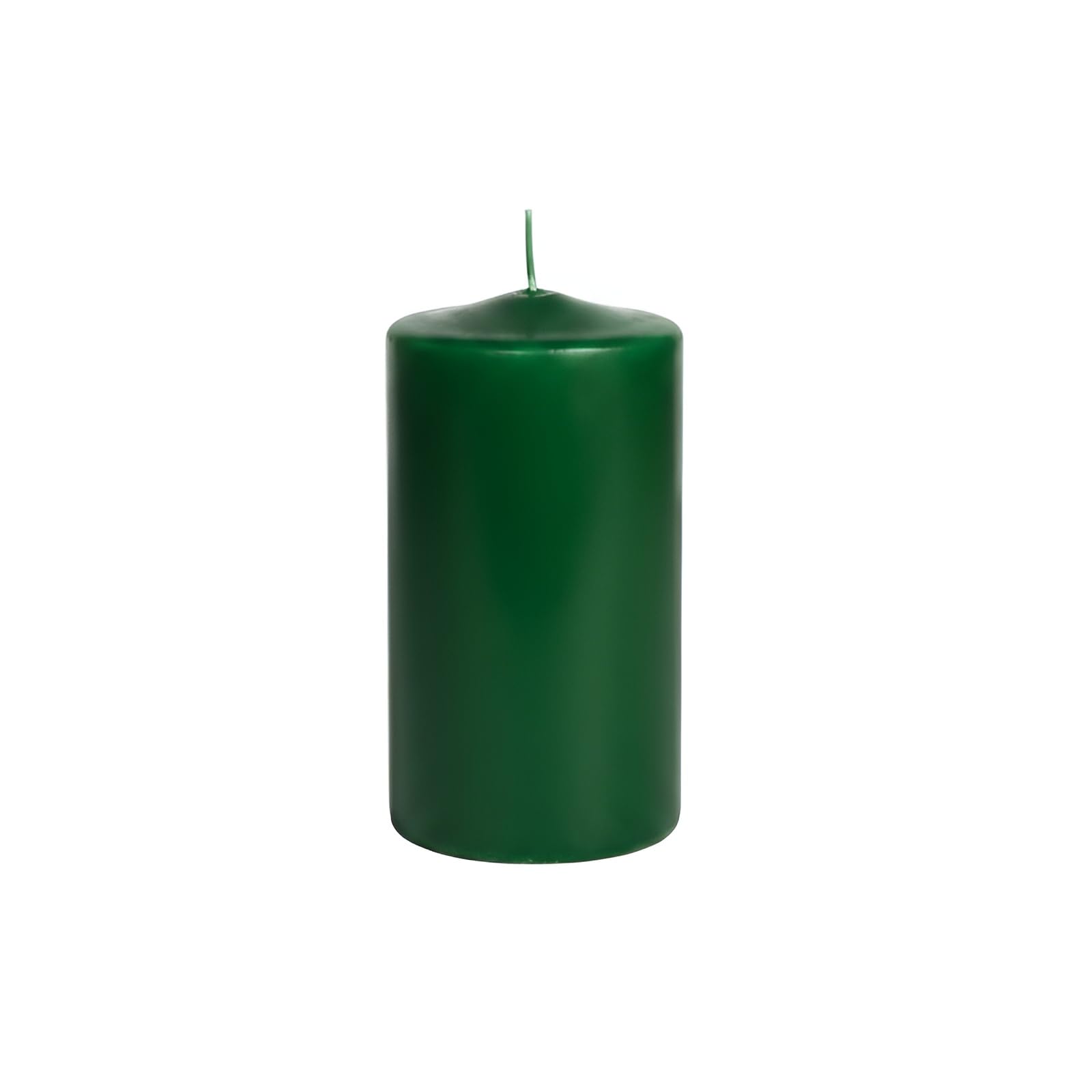 Bougies cire vert fonce Ristho qualite superieure 5x10 cm coulée homogene pour decoration épurée