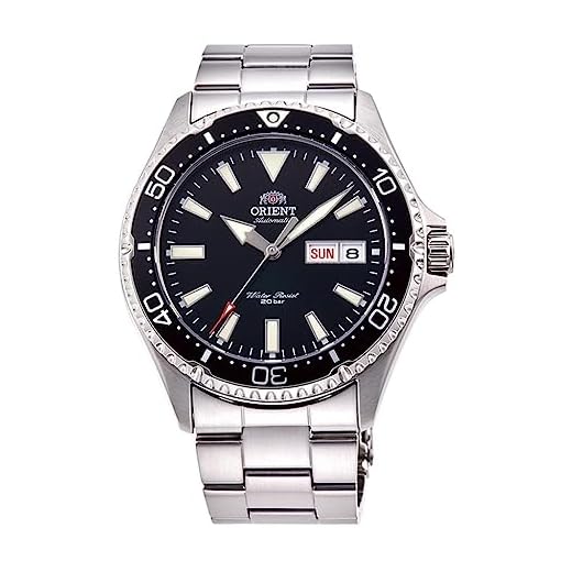 Orient Unisex Erwachsene Analog Automatik Uhr mit Edelstahl Armband RA-AA0001B19B