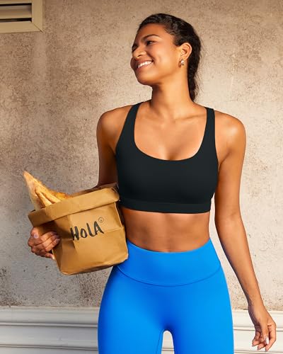 Image of RUNNING GIRL High Impact Sports Bras for Women, High Support Running Adjustable Workout Sports Bras with Sewn in Pads