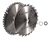 Produktbild 2 tlg Set Kreissägeblatt Hartmetall 250 x 30 mm 24 Z + 48Z