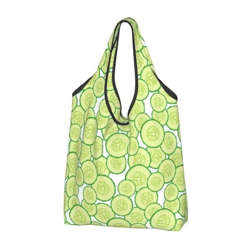 Sac de courses motif concombre pour le marché et vos pique-niques en plein air