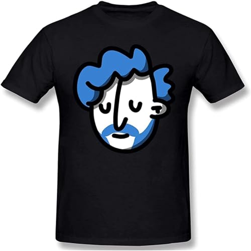 Lil Dicky Mens Basic Cotton Short Sleeve Graphic Novelty T-Shirt Fashion Tee Tops T-Shirt Black L