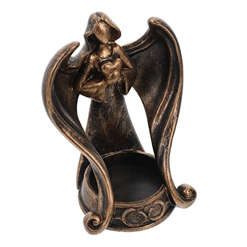 DECHOUS Contador de Velas de Memorial Memorial Simpatía Simpatía Regalos de Velas Set: Resina Cover