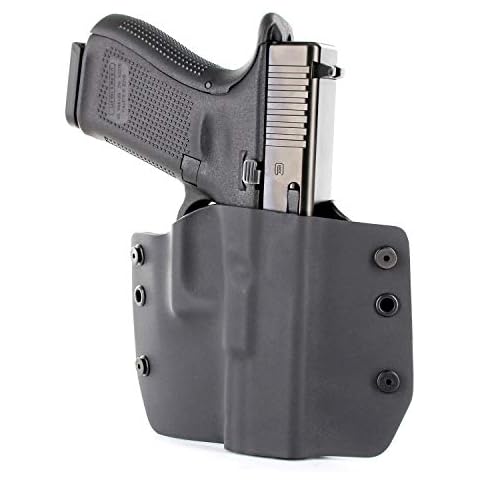 OWB Holster - Matte Black (Right-Hand, for Glock 17,19,22,23,25,26,27,28,31,32,34,35,41) Cover