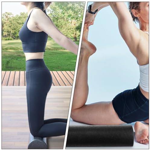 Rodillo de Yoga Semi-Circular VALICLUD, Rodillo de Espuma para Relajación Muscular y Entrenamiento del Equilibrio en Pilates y Ejercicio, Par de 45 cm para Estiramientos de Espalda, Piernas y Hombros miniatura 5