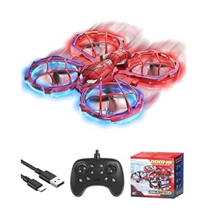 Mini dron para niños, juguete con control remoto, con rotaciones de 360° y 3 modos de velocidad, dron para niños y principiantes de 8, 9, 10 años, despegue con un solo toque, regalo para