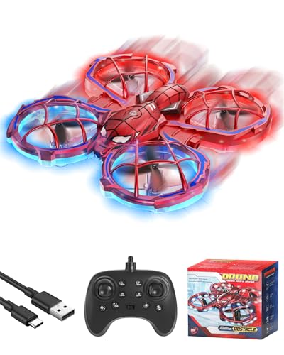 Gofimyee Mini drone per bambini, giocattolo con telecomando, con rotazioni a...