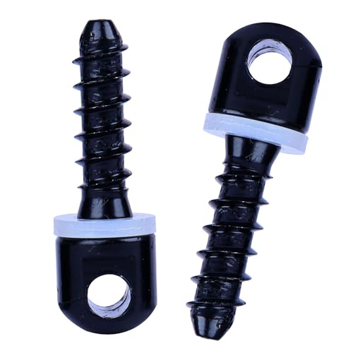 Sling Swivel Studs, Paquete de 6 Tornillos para Madera de 3/4 pulgada miniatura 4