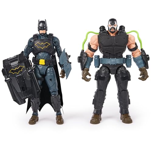 DC Comics, Batman Adventures Battle Pack, Bane and Batman Action Figures Set, 14 Armor Accessories, 12-inch Super Hero Kids Toy for Boys & Girls by DC Comics - Used condition - US$15.37