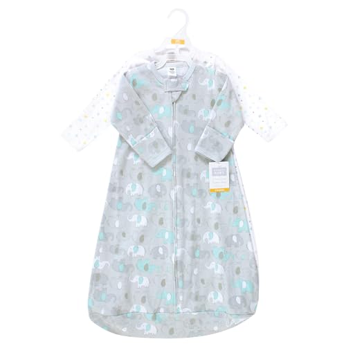 Image of Hudson Baby Unisex Baby Cotton Long-Sleeve Wearable Sleeping Bag, Sack, Blanket