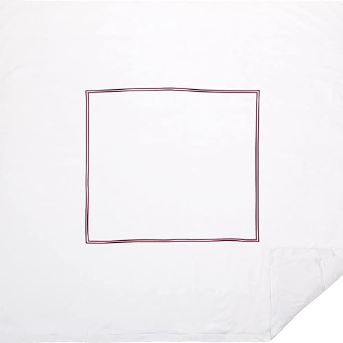 Miniatura 8 de BedDecor Lujoso juego de funda de edredón bordada de algodón egipcio suave cepillado de 400 hilos con hermoso bordado de 2 rayas, (negro, individual)