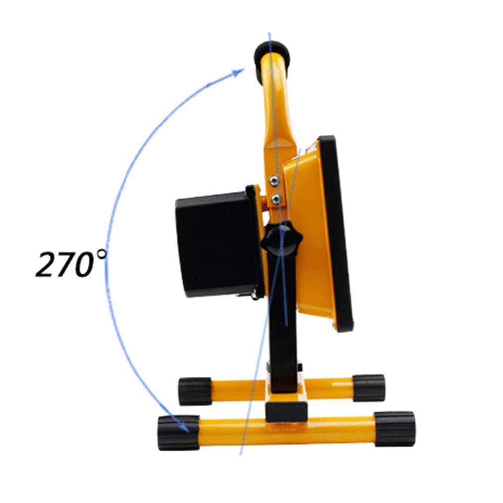 Proiettore LED Ricaricabile da 4000Lm E 50W, Supporto Portatile, Impermeabile Ip65, Proiettore Architettonico, Proiettore Portatile, Luce Esterna Ricaricabile