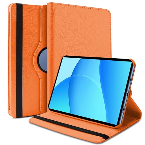Image of TGK 360 Rotatable Smart Flip Cover for OnePlus Pad Lite 11 inch Tablet Case, Oppo Pad SE 11 inch (Orange)
