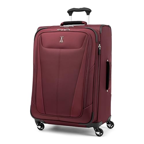 Travelpro Maxlite 5 Softside Expandable Checked Luggage with Spinner Wheels,