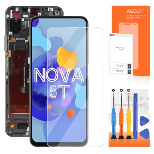 Écran LCD Huawei Nova 5T tactile complet assemblé avec cadre
