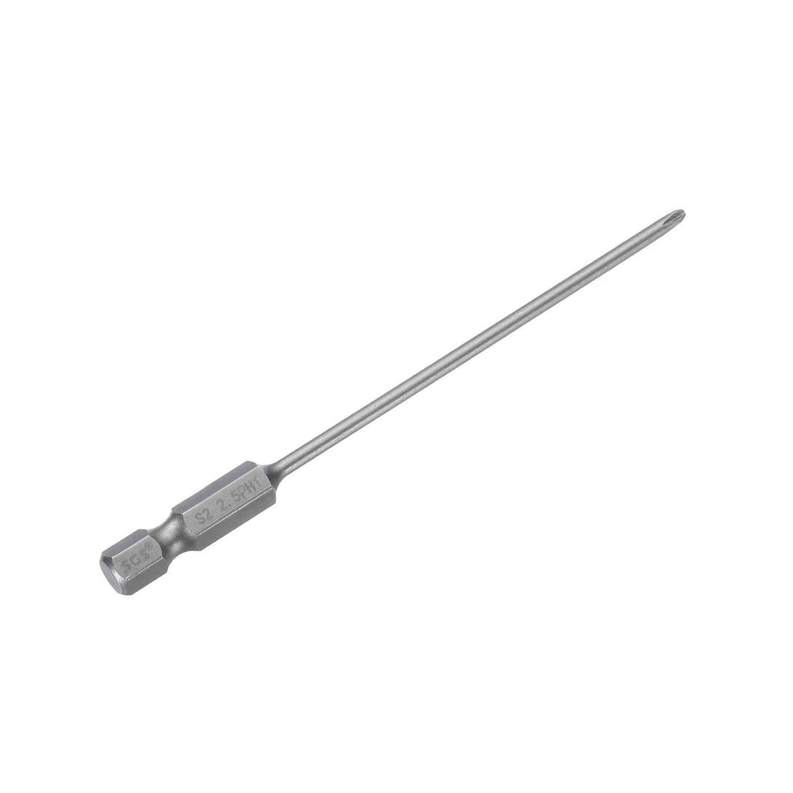 1/5/10 embouts de tournevis Phillips 100 mm PH1 PH2 PH3 0,6 cm
