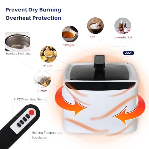TOREAD Single Person Sauna Portable Folding Steam Sauna with 1000W& 2.6L steam Generator, Personal Sauna Tent for Relaxation, Fast Heating in 6 Min, with Remote Control, Brown by TOREAD - Image 3